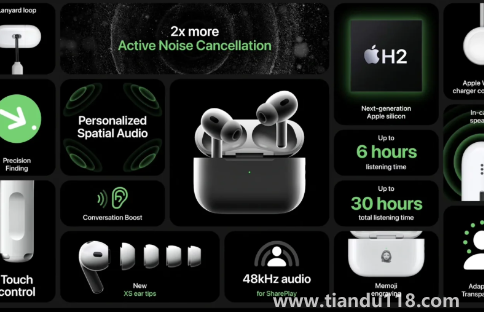 AirPods Pro2可以用20w快充嗎(AirPods Pro2價(jià)格多少)(圖3) AirPods Pro2可以用20w快充嗎3