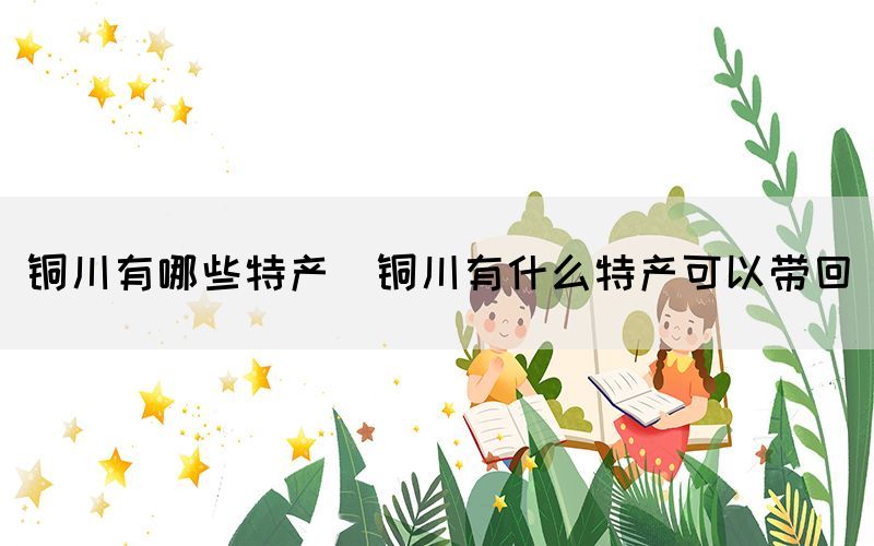 銅川有哪些特產(chǎn)(銅川有什么特產(chǎn)可以帶回)